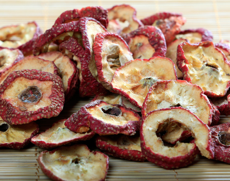 执中无核山楂干250g新货 新鲜无籽山渣干泡茶去核山楂片