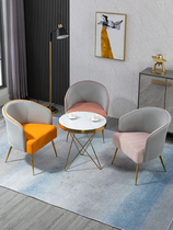 Sofa tea table Composition Three suit offices light and luxurious minimalist reception for business guests in talks for rest area single