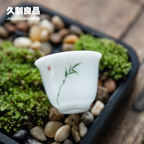 Tea Cup ceramic Jingdezhen hand-painted kung fu tea cup single master Cup Japanese style Cup simple household tea cup