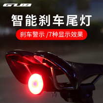 GUB Bike Intelligent Sensing Taillight Mountain Bike road car USB charging brake light Night ride warning tail lights
