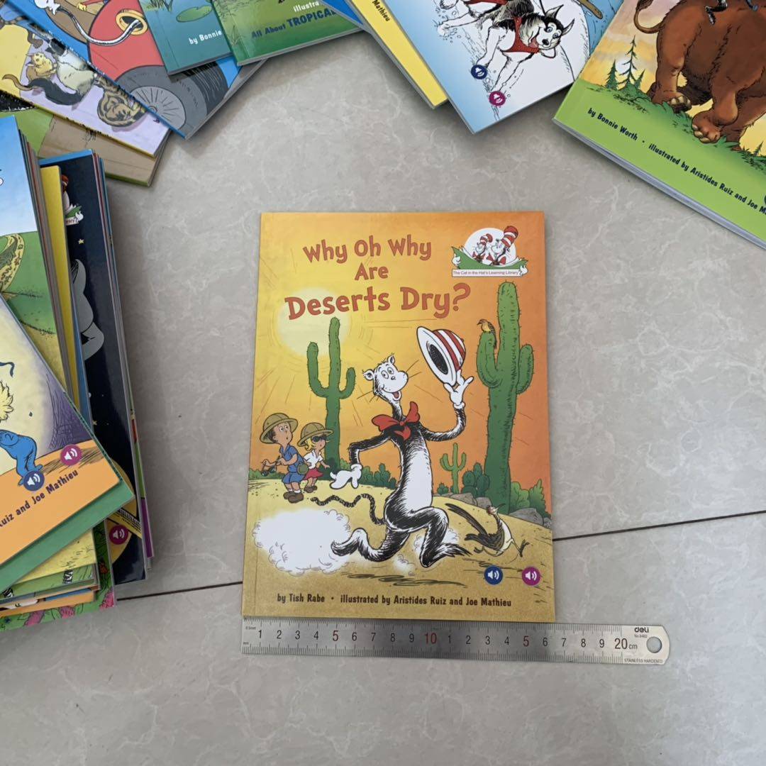 点读版 苏斯博士科普系列绘本 dr seuss 33册平装儿童英语 赠音频