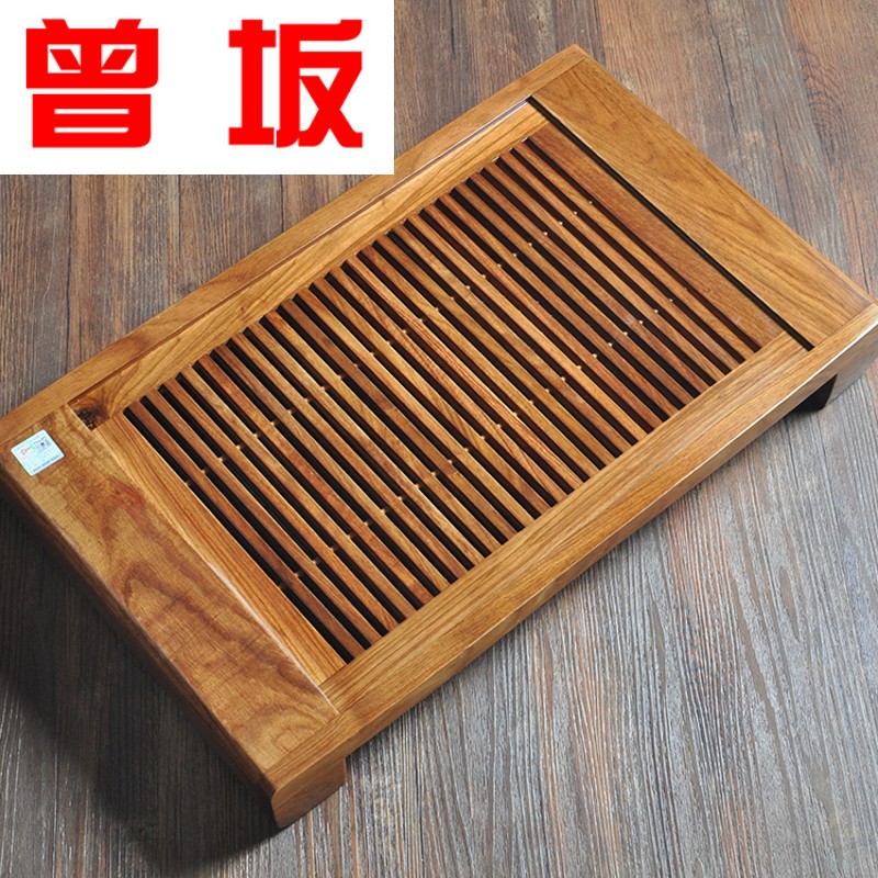 The Who -- tea tray was huang hua limu tea tray was solid wood tea tray was large drawer kung fu tea set solid wood tea tea