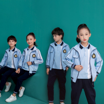 Primary school uniforms set Spring and Autumn children boys and girls British Academy style first-year entrance sports class uniforms