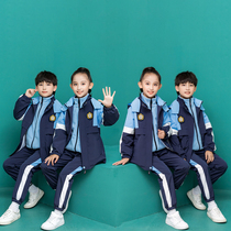School uniform set primary school students Spring and Autumn new assault clothes childrens class uniforms boys and girls school season sports performance clothes