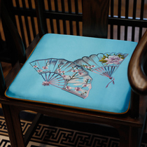 Red Wood Sofa Cushion Chinese Style Seat Cushion Chair Cushion Vintage Decor Chair Cushion Tea Chair Cushions Thin household set-up