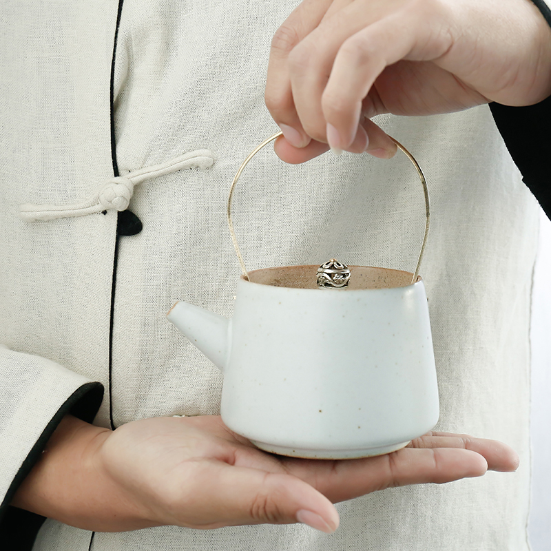 Japanese girder by mud pot of tea set the whole household dry tea teapot teacup set of kung fu tea set