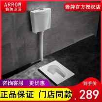 ARROW Wrigley bathroom ARROW Wrigley squat pit squatting toilet ALD507CGD without water storage bay after drainage