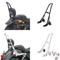 Harley's original 883 is equipped with passenger long-distance rest black backrest X48 sportsman 21 inch chrome back backrest