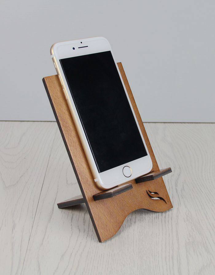 实木手机座托架木质通用礼物桌面手机支架床头台卡木制支架包邮