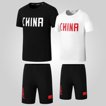 2021 table tennis suit suit mens and womens Chinese team table tennis shirt short sleeve fitness trainer clothing custom LOGO