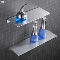 Nordic word partition free hole bathroom shelf Bathroom tray storage rack Mirror vanity table wall-mounted white