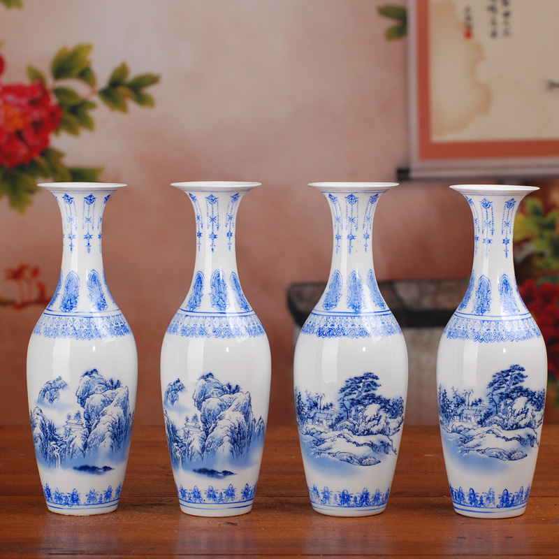 Modern fashion 163 jingdezhen ceramics thin foetus porcelain vase thin foetus bottle by "patterns" gift box packaging