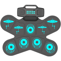 Hand Rolls Portable Electronic Drum Racks Subdrum Beginners Beginners Children Puzzle Practice Hands Home Percussion board DTX games