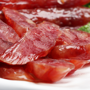 美缀美广味香肠广式腊肠腊肉甜味正宗重庆四川广东土特产烟熏500g