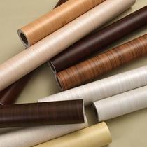 Ocean pine cherry wood red oak wood color pvc self-adhesive stickers wallpaper wall stickers old house door bedroom