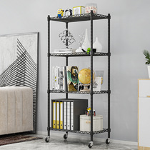 Length 55 width 30 height 121cm kitchen living room storage shelf multi-layer floor oven movable adjustable storage rack