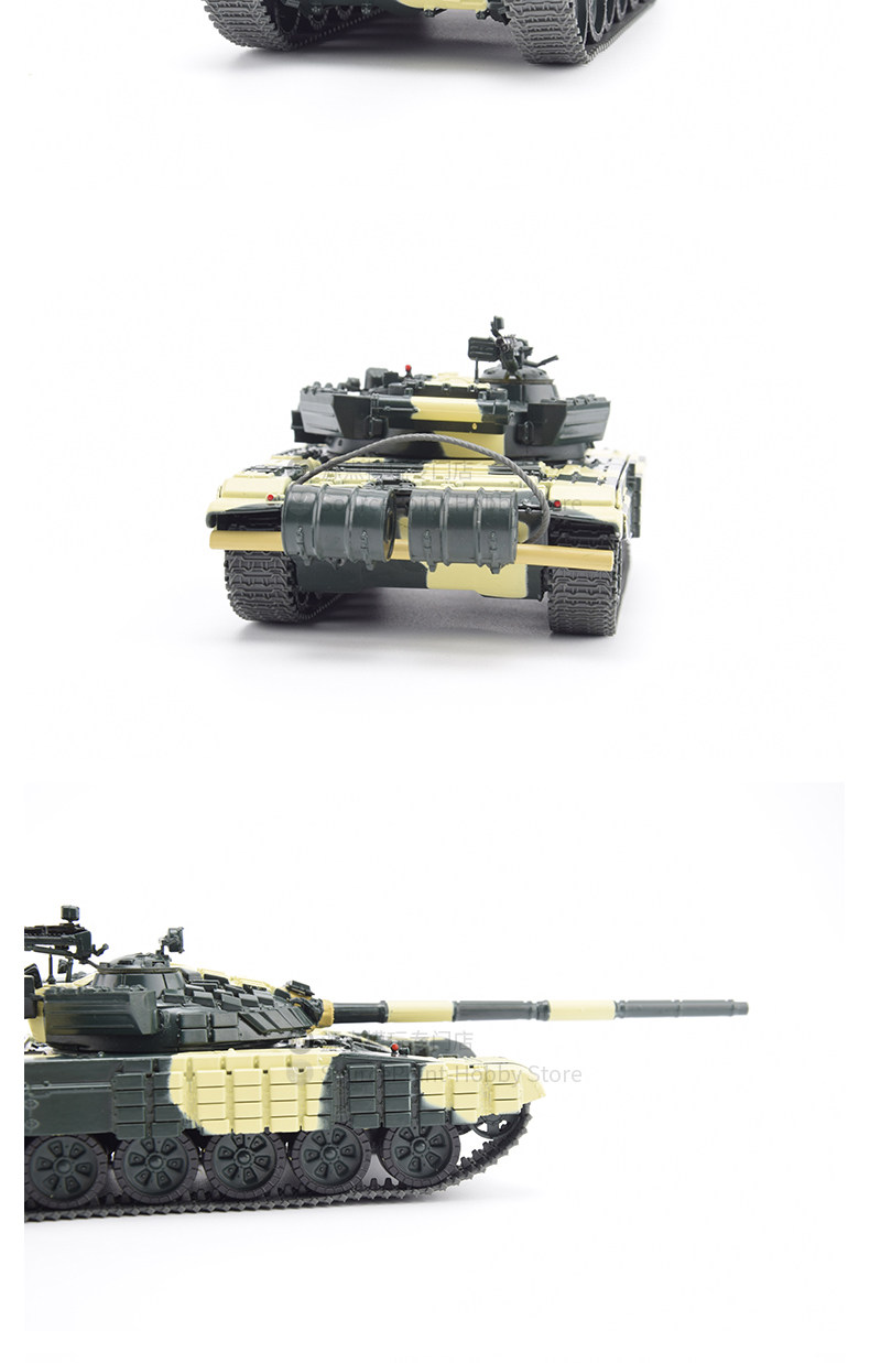 Модель машины 全新成品俄罗斯第三代主战坦克t-72b欧洲1:43合金战车模型nt008 Other home