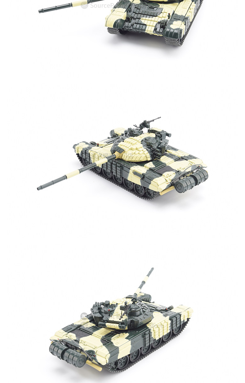 Модель машины 全新成品俄罗斯第三代主战坦克t-72b欧洲1:43合金战车模型nt008 Other home