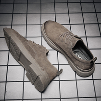 Casual Leather Shoes Mens 2022 New Summer Mens Shoes Shoes Inron Mens Martin Shoes Men Martin Boots Low Help