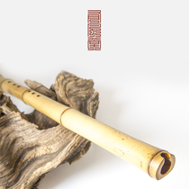 Wind is a first cousin refined single section professional play gui zhu old material of the flute beginner eight 8 hole bulk nan xiao Shaw