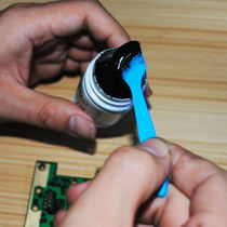 Hasuncast 739 heat curing confidential adhesive glue CPU repair bonding black glue motherboard packaging glue