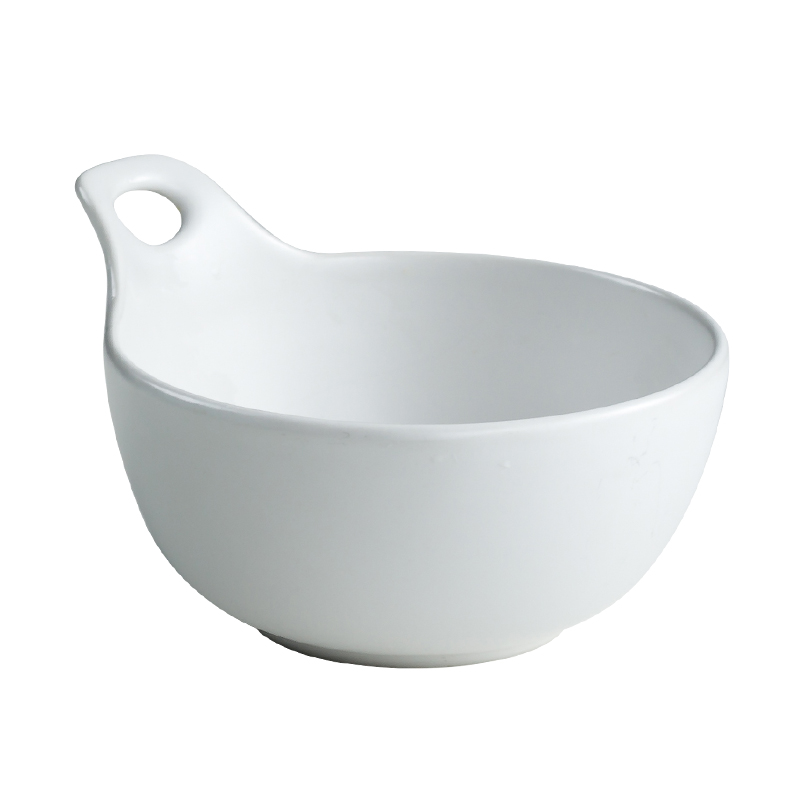 Jingdezhen ceramic rice bowl meal salad fruit bowl dessert snacks always northern wind three color matte enrolled monaural bowl