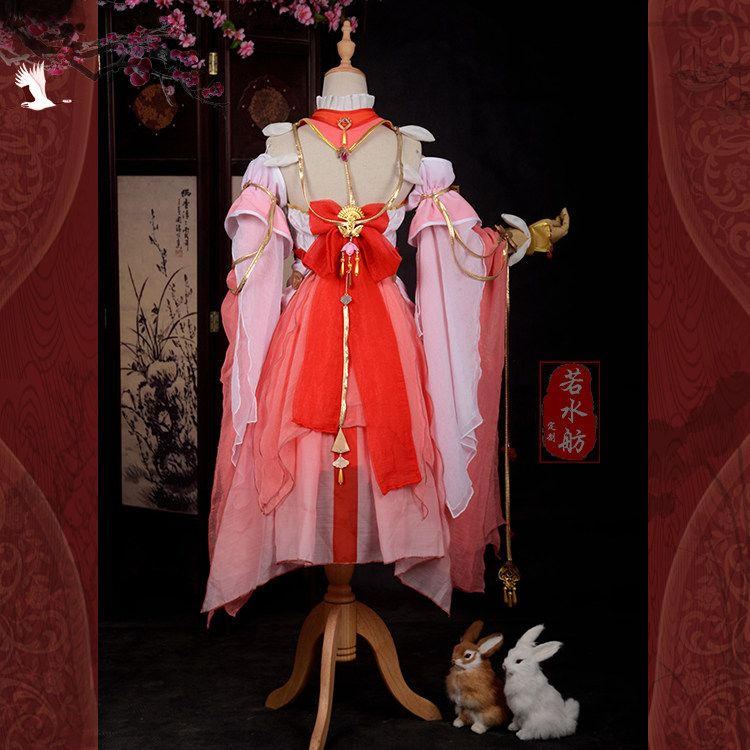 若水舫-七秀雪河萝莉秀萝cosplay女剑网三剑侠情缘三可爱服装套装