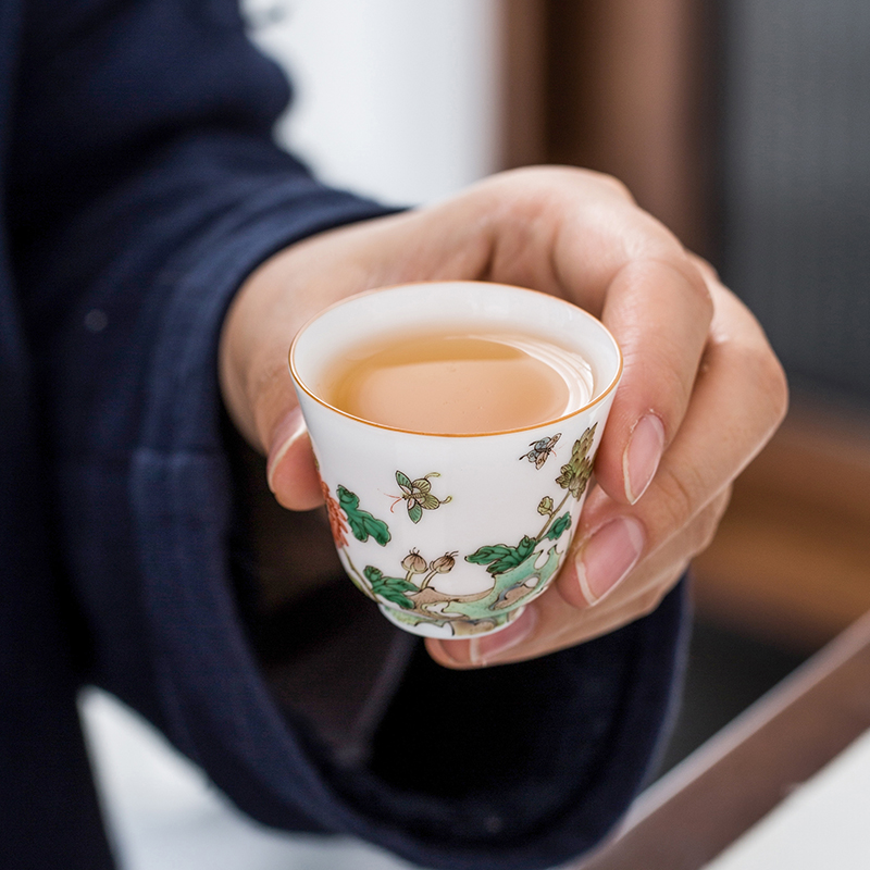 Jingdezhen ceramic recent official flagship store kung fu tea set the teapot tea set of the sample tea cup