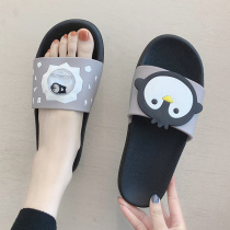 Slippers female summer mute cute sports version outside wear non-slip household little girl home summer does not stink feet deodorant