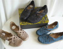 Schudiscomfort only feet know big foot warm big code ladies leather shoes spring autumn genuine leather flat bottom single shoes C4