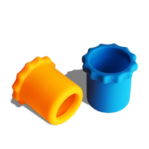 Cylinder tail cover microphone anti-slip ring anti-fall anti-shock tail cover Anti-slip cover KTV Universal tail cover