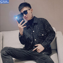 2022 coat male and Korean version of the trend is handsome In 2021 the new casual wild trip jacket spring men put on clothes