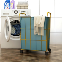 Dirty Laundry Containing Basket Clothing Waterproof Dirty Laundry Basket Home Big toilet with cover light lavish laundry basket