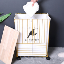 Dirty clothes storage basket Nordic iron dirty clothes storage basket storage basket washing basket toy bucket clothes dirty clothes basket