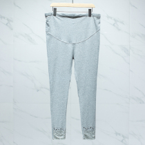 West Lake Pavilion (YA) Autumn maternity wear large size hot drill 95 cotton tuss-belly wear leggings YY021