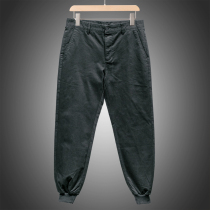 Mens West Lake Pavilion (JP) winter clothing loose high waist loose meat cover cotton leg pants JP985