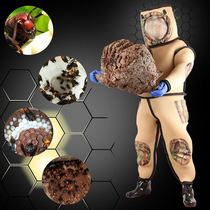 Catch bee clothing thickened protection conjoined wasp clothing full set of breathable bun special beewear clothing with fan