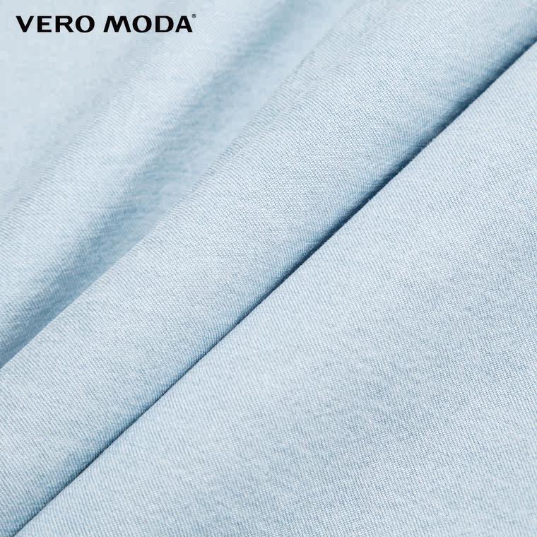 7折Vero Moda牛仔镂空衬衫领连衣裙|315242001