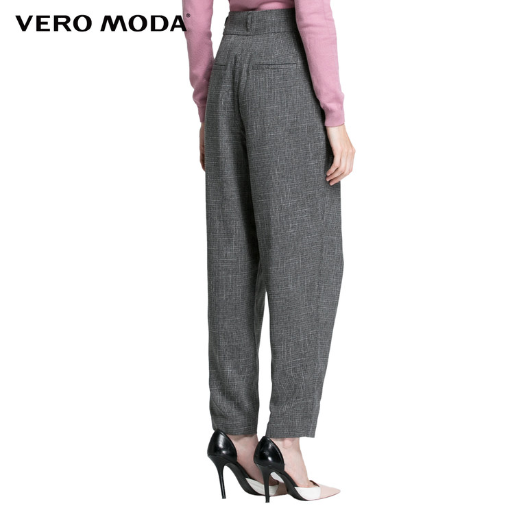 【用券满减】Vero Moda通勤风时尚百搭款合体休闲裤|316139001