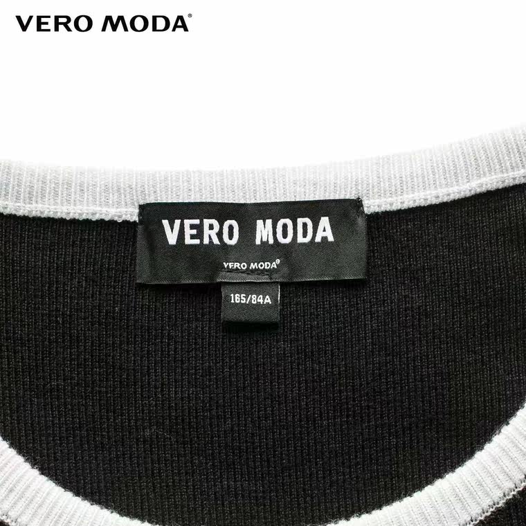 限时用券减40！Vero Moda运动风撞色套头针织连衣裙|315346027