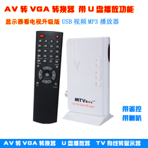 CCTV Box Analog TV Box AV TransVGA Converter Support U Pan Play U Disc Player
