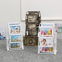 Creative rotating Ferris wheel photo setting frame ornaments office desktop photo album TV cabinet home decorations
