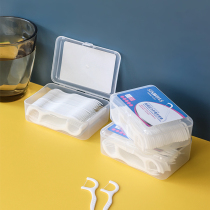 300 Classic Flossing Safety Toothpicks Box Home Cleaning Dental Stitch Ultra-fine Flossing Dental Floss Family Fit Box Dress