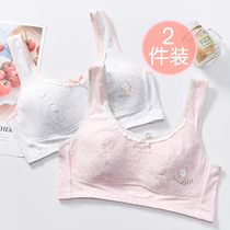 girl underwear junior high school students' high school bra girls' pure cotton anti-shine corset junior girls' small vest