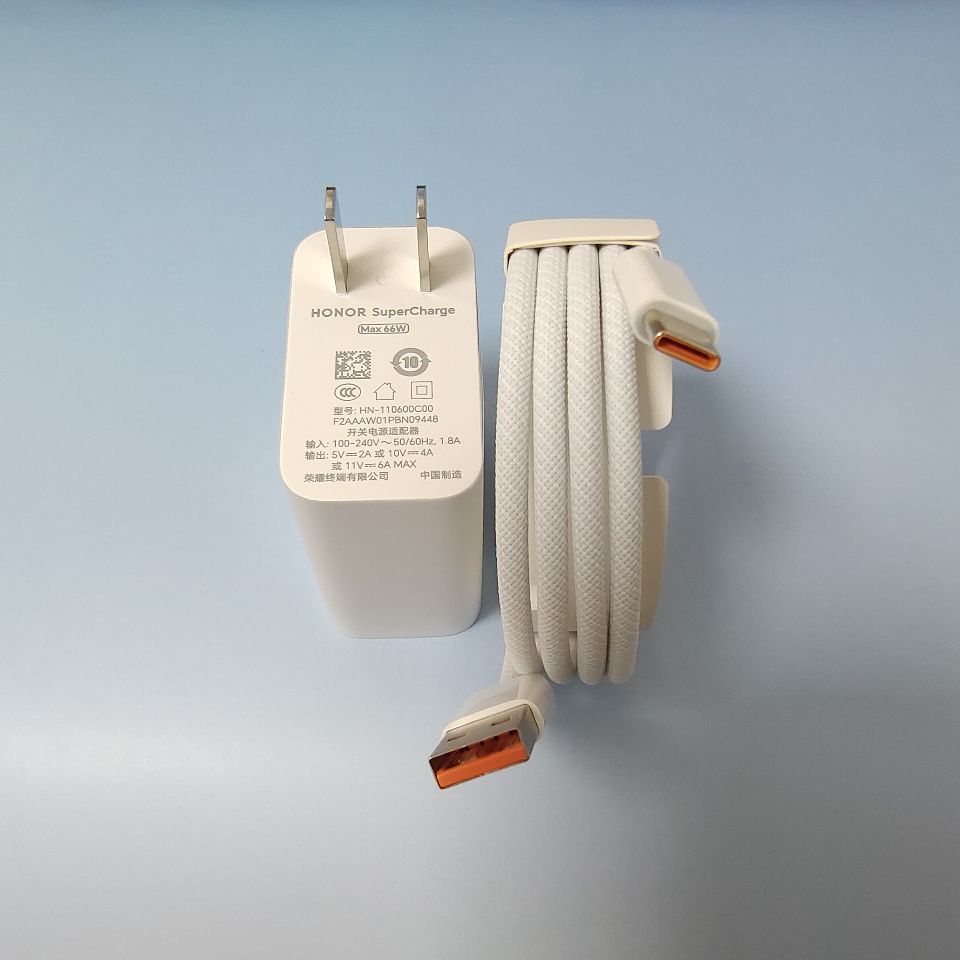 荣耀magic v3原装正品充电器66w 11v/6a超级快充头6a疾速闪充type