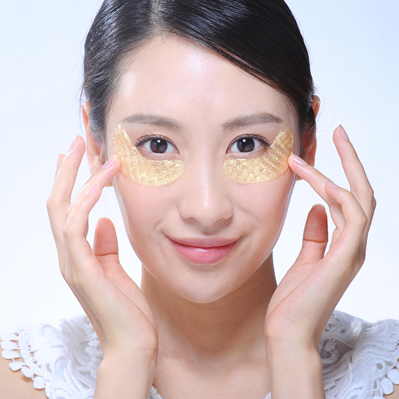 可贝尔金纯眼纹消正品眼贴膜去细纹补水紧致抗皱抗衰贵妇黄金眼膜