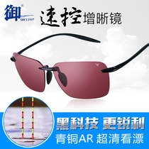 Royal Polarized Fishing Eyeglasses for Watching Bluetooth HD Enhanced Polarized Mens Driving Mirrors Sport Outdoor Sunglasses