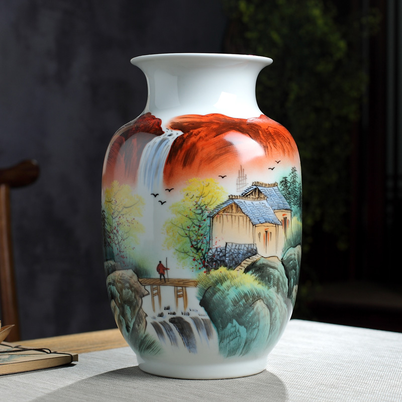 The Master of jingdezhen hand - made ceramics vase furnishing articles furnishing articles collection of home sitting room adornment handicraft ceramics
