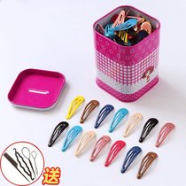 New childrens hair clip hair jewelry anti-rust drop BB clip Girls bangs clip baby easy to use does not hurt hair headdress