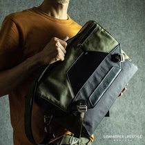 LeWhisper Urban Exploration Series street trend full-size functional wind commuter cycling messenger bag oblique span